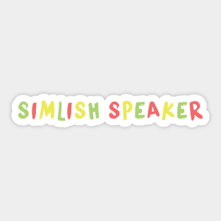 Simlish Speaker Sticker